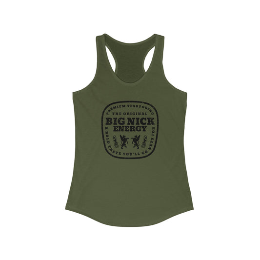 Big Nick Energy Signature Label Racerback Tank