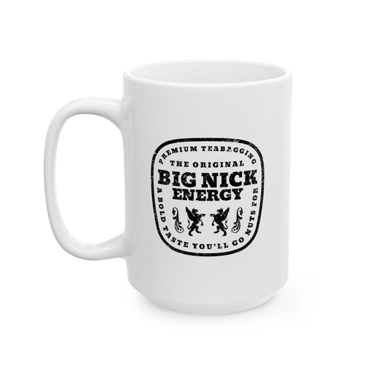 Big Nick Energy Signature Label Mug