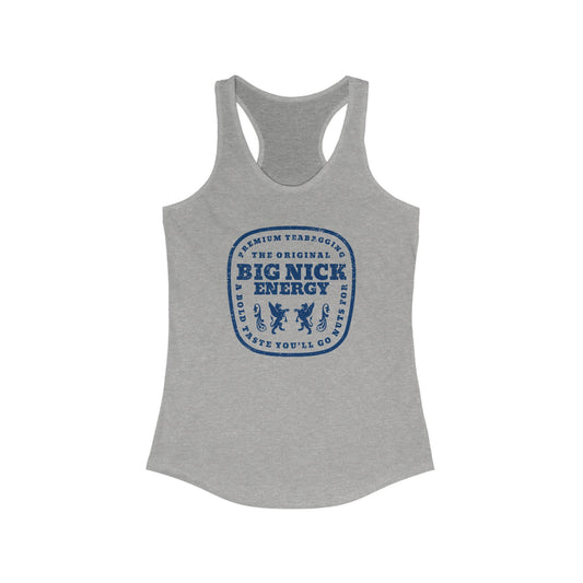 Big Nick Energy Signature Label Racerback Tank